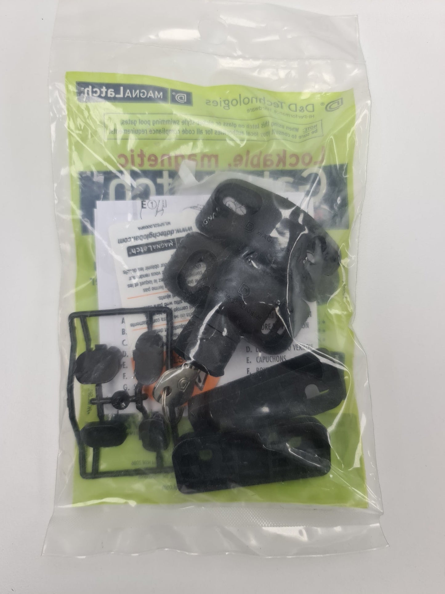 D & D Key Lock (Suit all glass pool fence mag bolt latches)