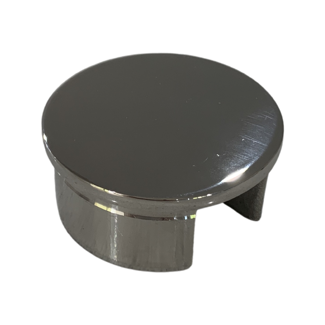 Round Slotted End Cap G316 Stainless Steel