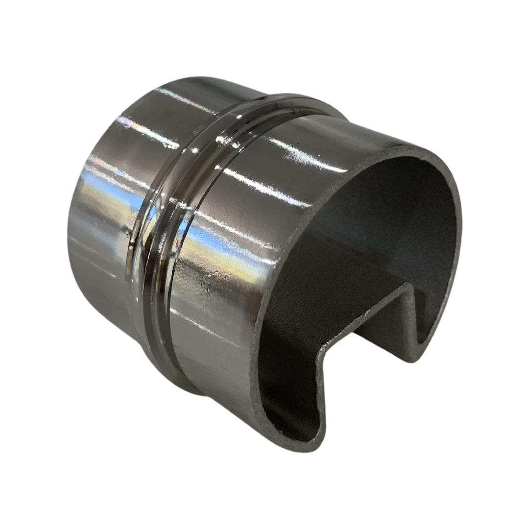 Round Slotted Inline Joiner G316 Stainless Steel