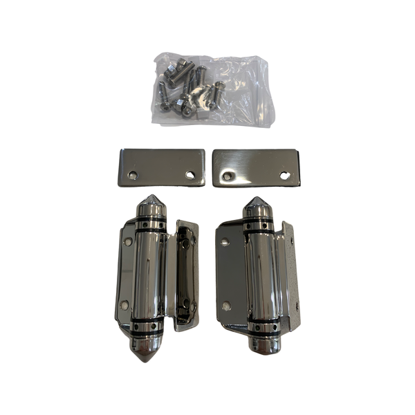 Wall/Post to Glass Spring Hinges G316 Stainless Steel – Pool Fencing ...