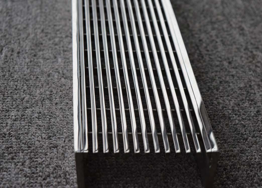 Wedge Wire Grate GR 316 91 x 20 x 2400mm Mirror